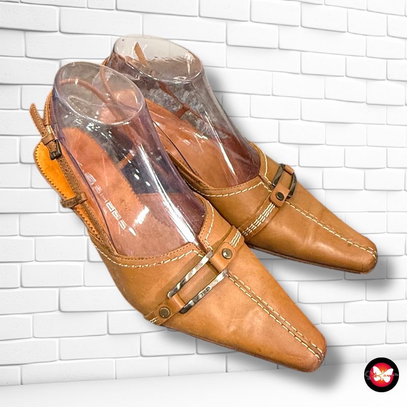 Sandalias de piel de punta K·SHOES T37 (4UK)