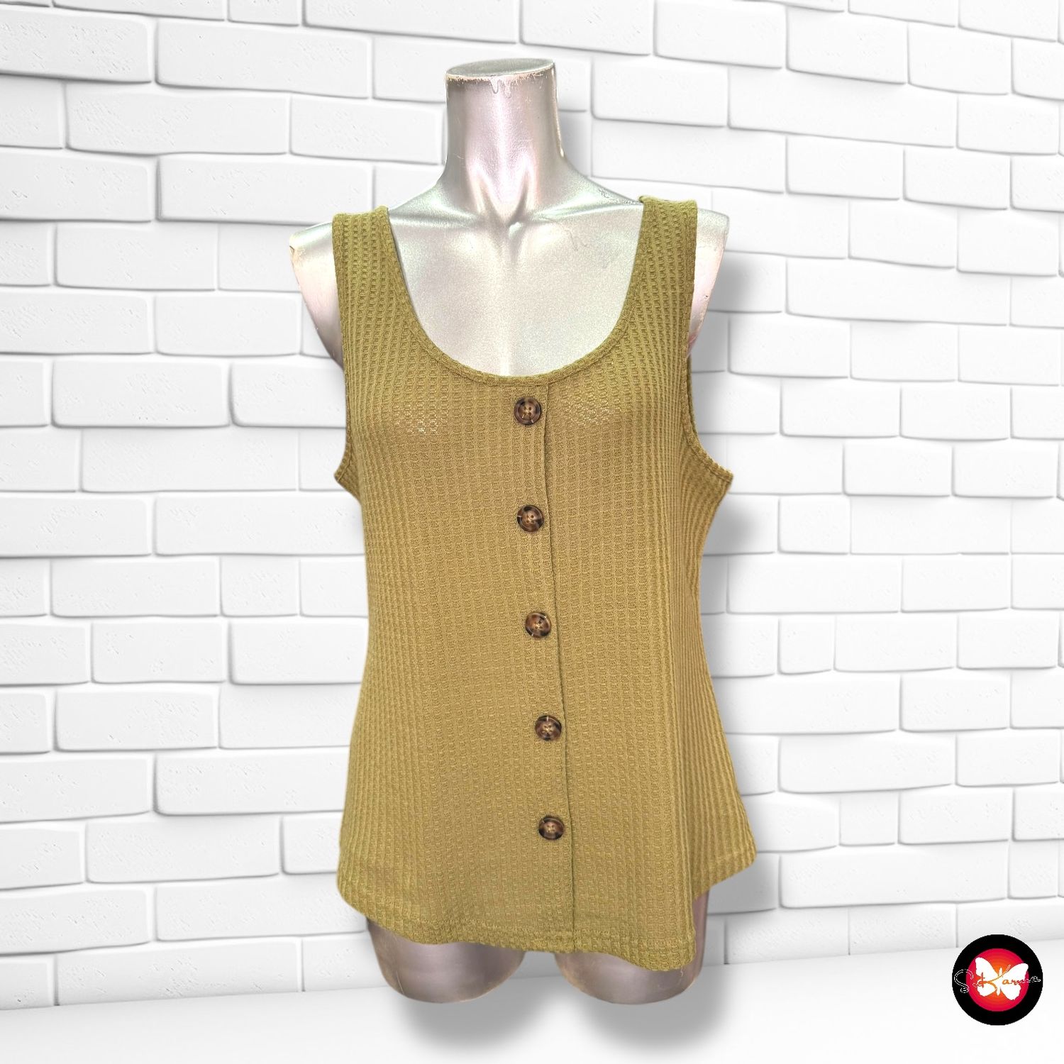 Jersey de tirantes con botones SHEIN Talla S