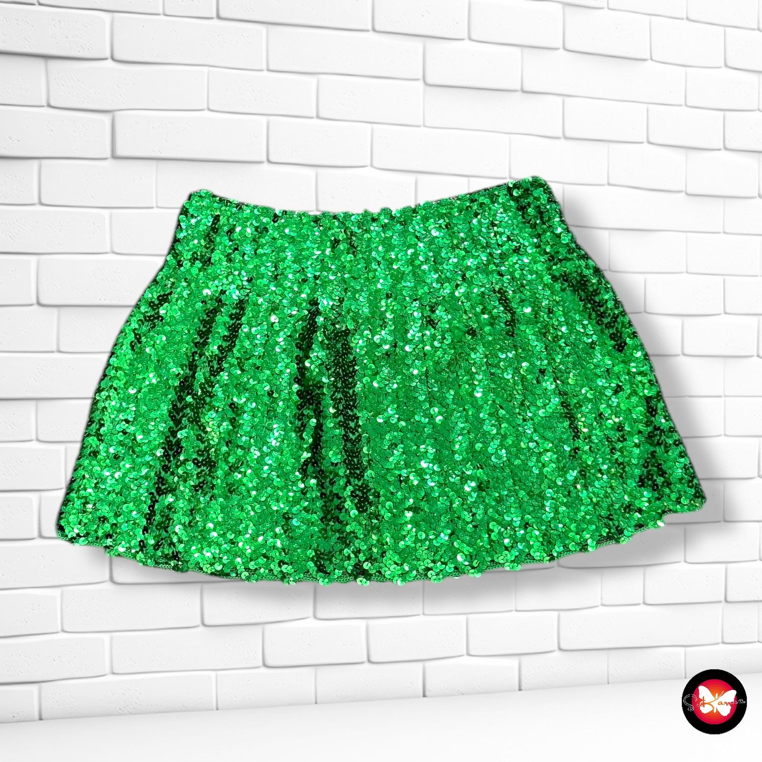 Falda de noche con lentejuelas Talla S