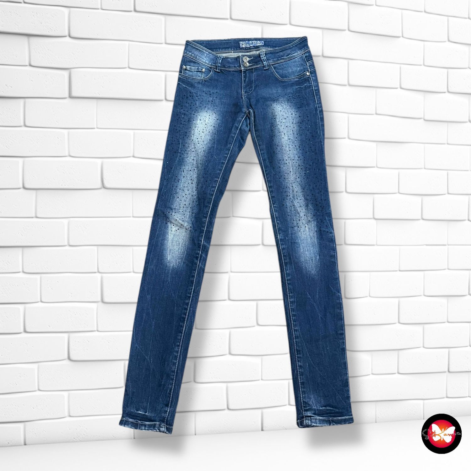 Pantalón vaquero con brillitos Talla S