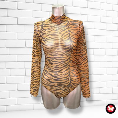 Body traslúcido animal print DIVIDED Talla XS