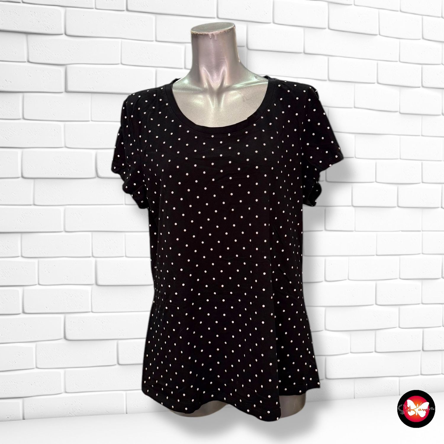 Camiseta de lunares C&amp;A Talla L