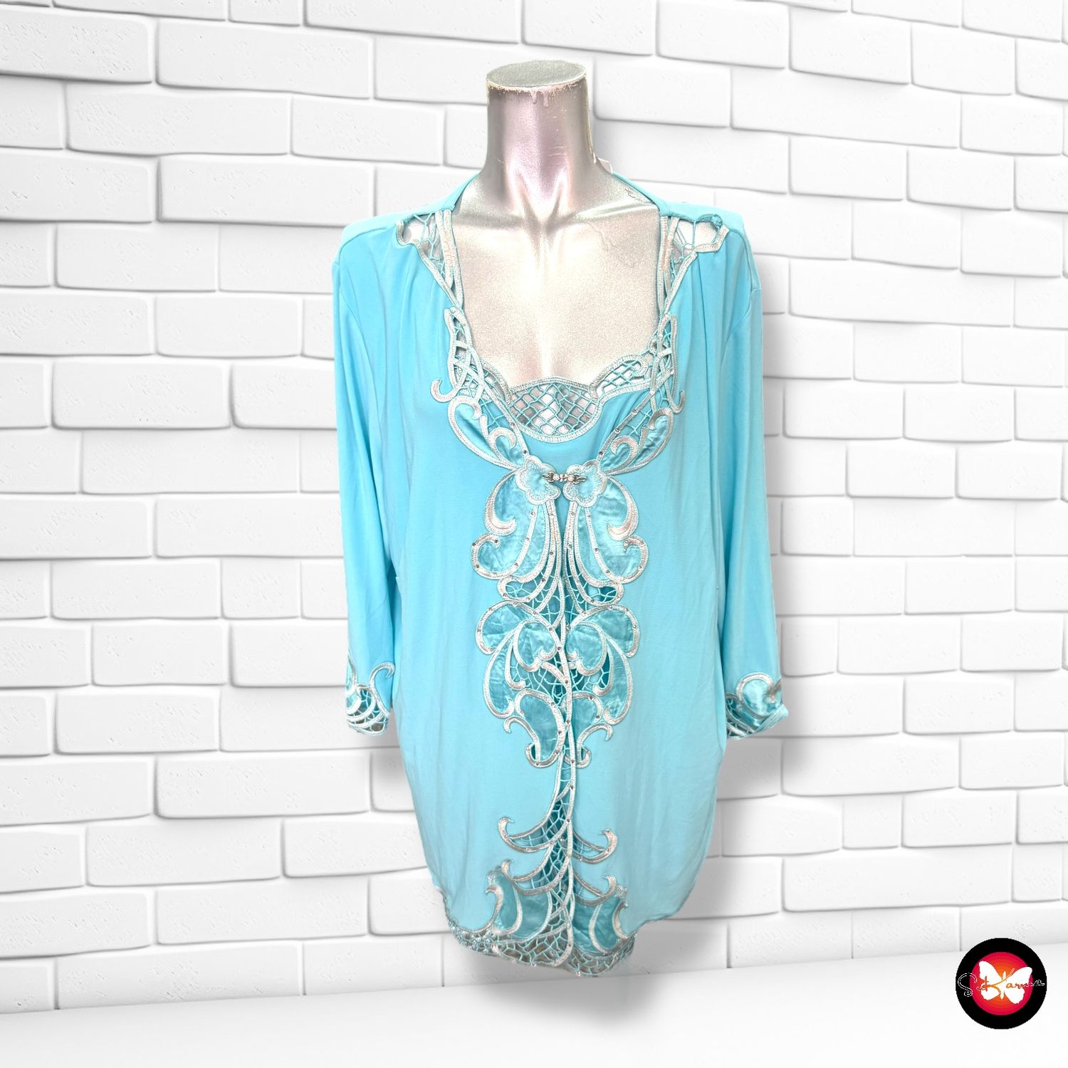 Blusa de noche con chaqueta Talla 48/50