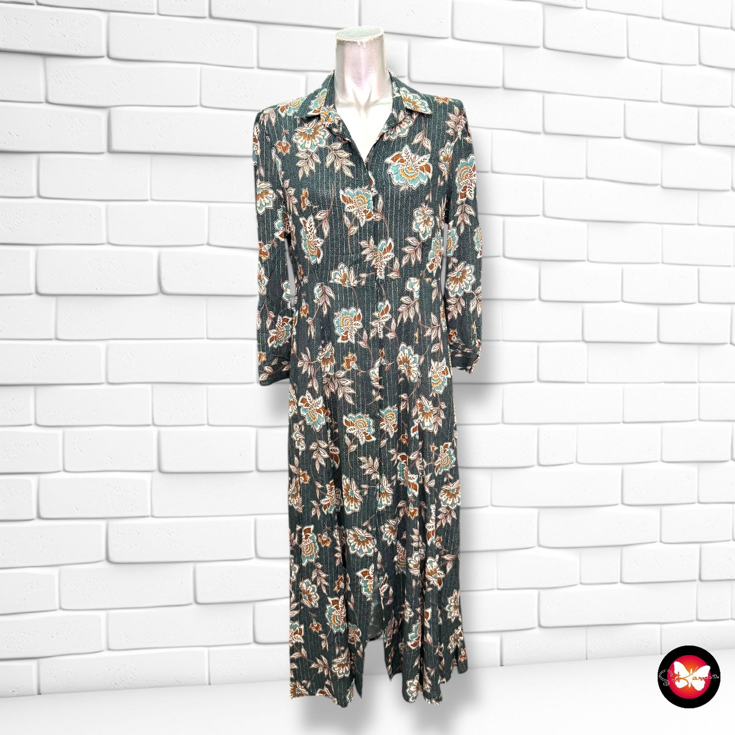 Vestido largo camisero TINTORETTO Talla 38