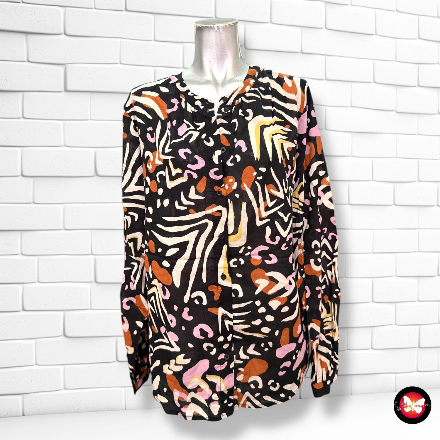 Camisa con estampado OUÍ Talla 38