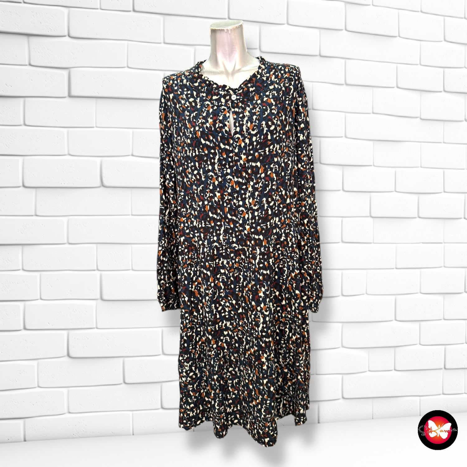 Vestido de manga larga Talla L