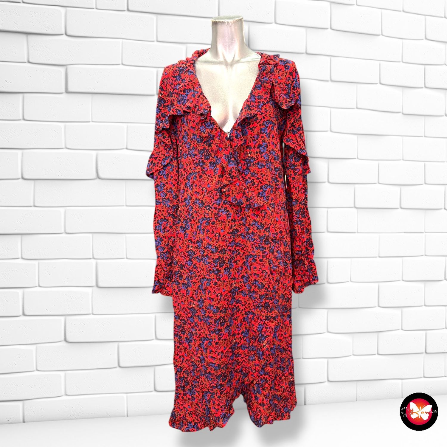 Vestido de florecitas H&amp;M Talla 38