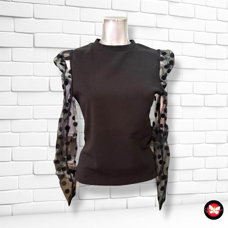 Blusa de noche con mangas traslúcidas SHEIN Talla M