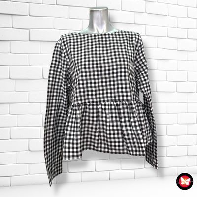 Blusón de cuadritos SHEIN Talla M