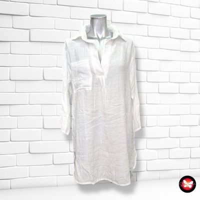 Blusón blanco SHEIN Talla XS