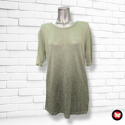 Jersey de manga corta con lurex Talla 44/46