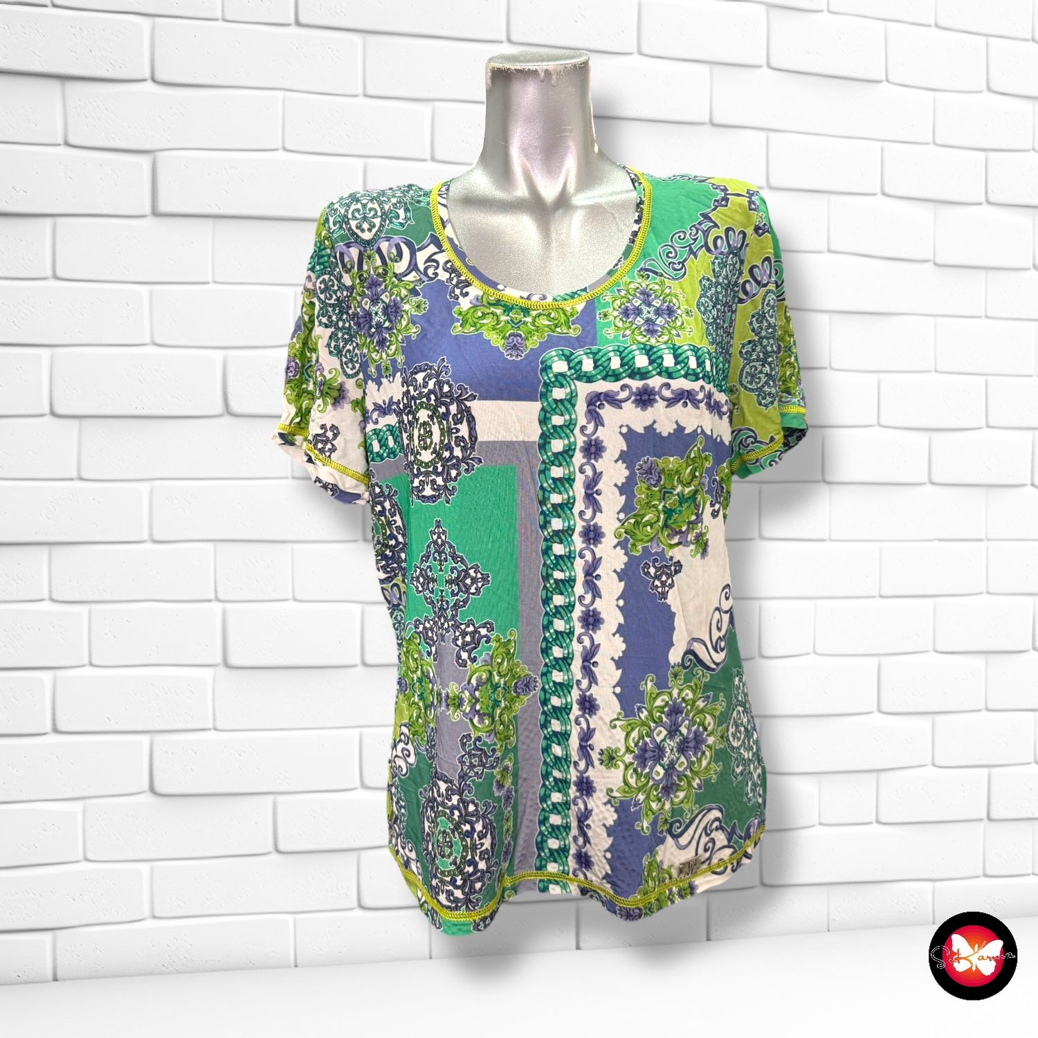 Blusa con estampado NAULOVER Talla 46