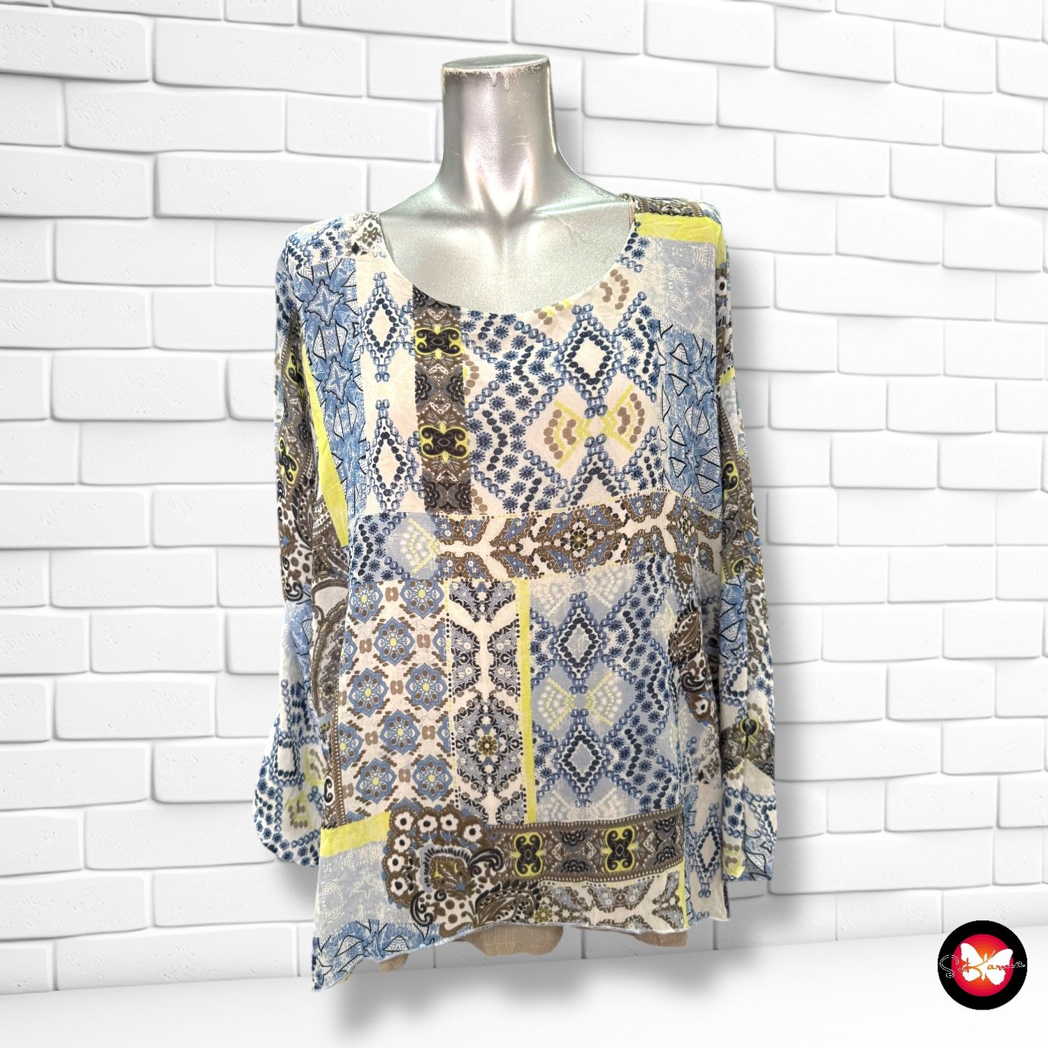 **HOY** Blusa con estampado C&amp;A Talla 44