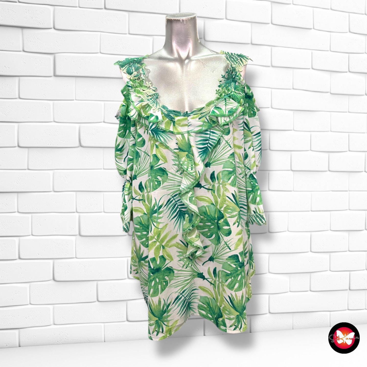 Blusa con estampado LAURA TORELLI Talla 48