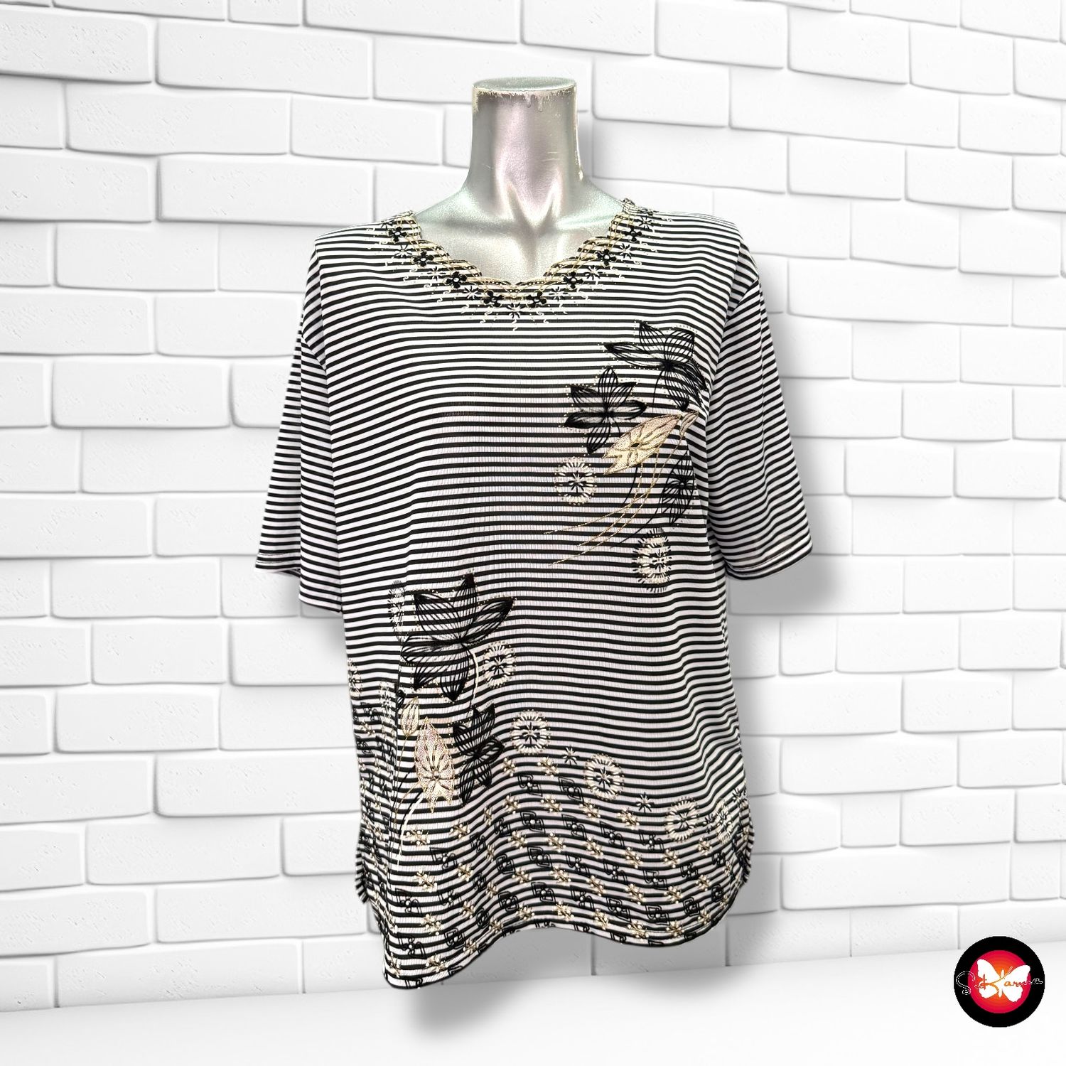 Blusa de rayas Talla M/L