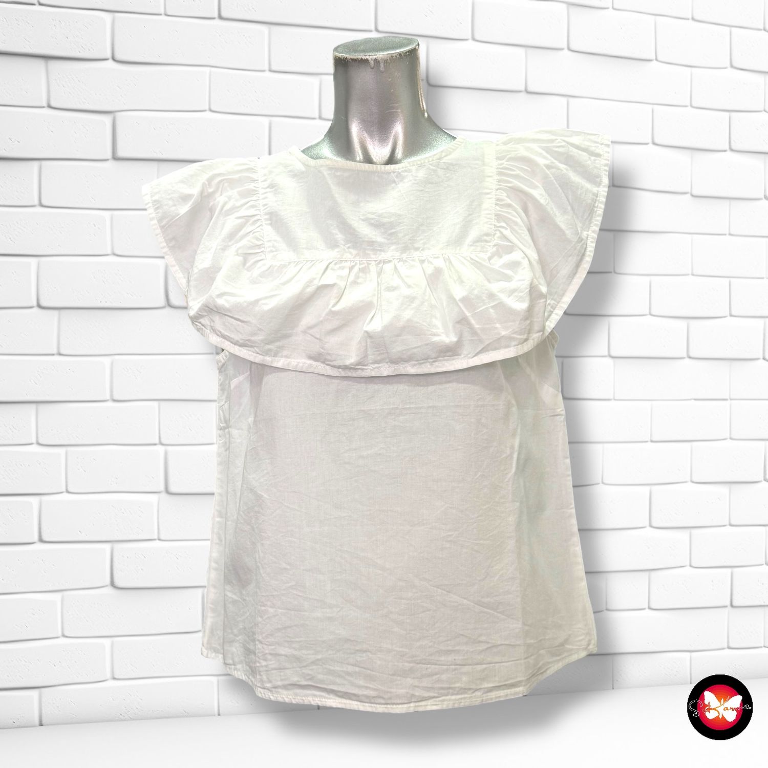 Blusa con volante PRIMARK Talla 40
