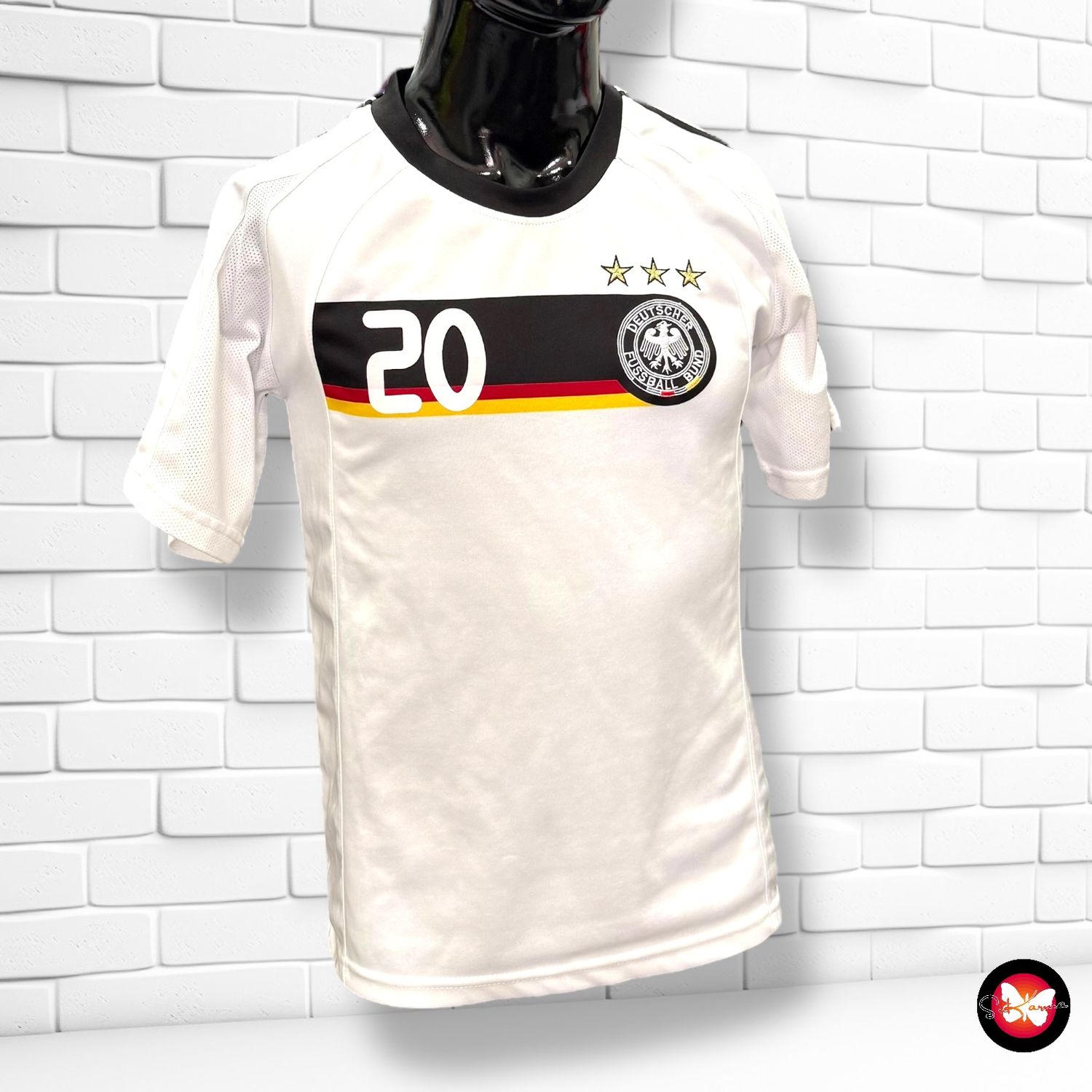Camiseta de fútbol DEUTSCHER FUSSBALL BUND · PODOLSKI · Talla Infantil 14 años