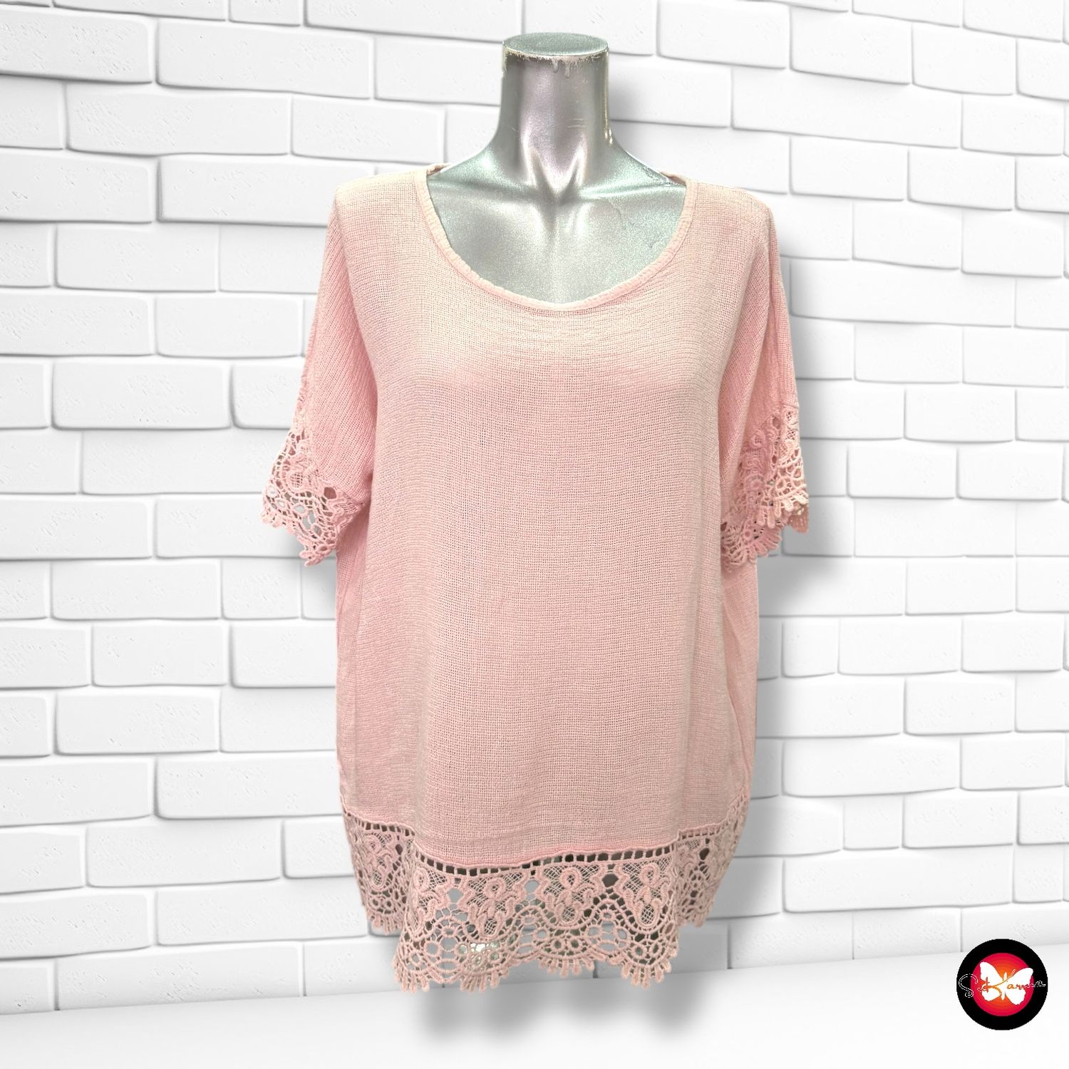 Jersey con encaje Talla Única