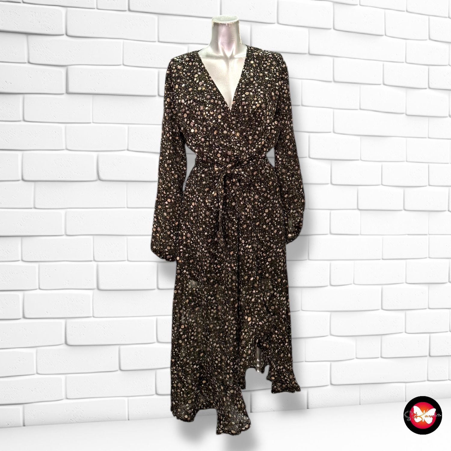 Vestido con florecitas Talla M