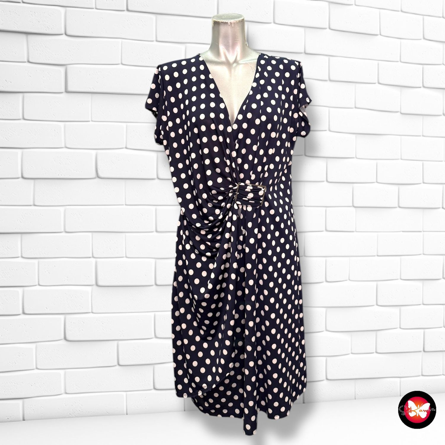Vestido con drapeado FESTA Talla 46