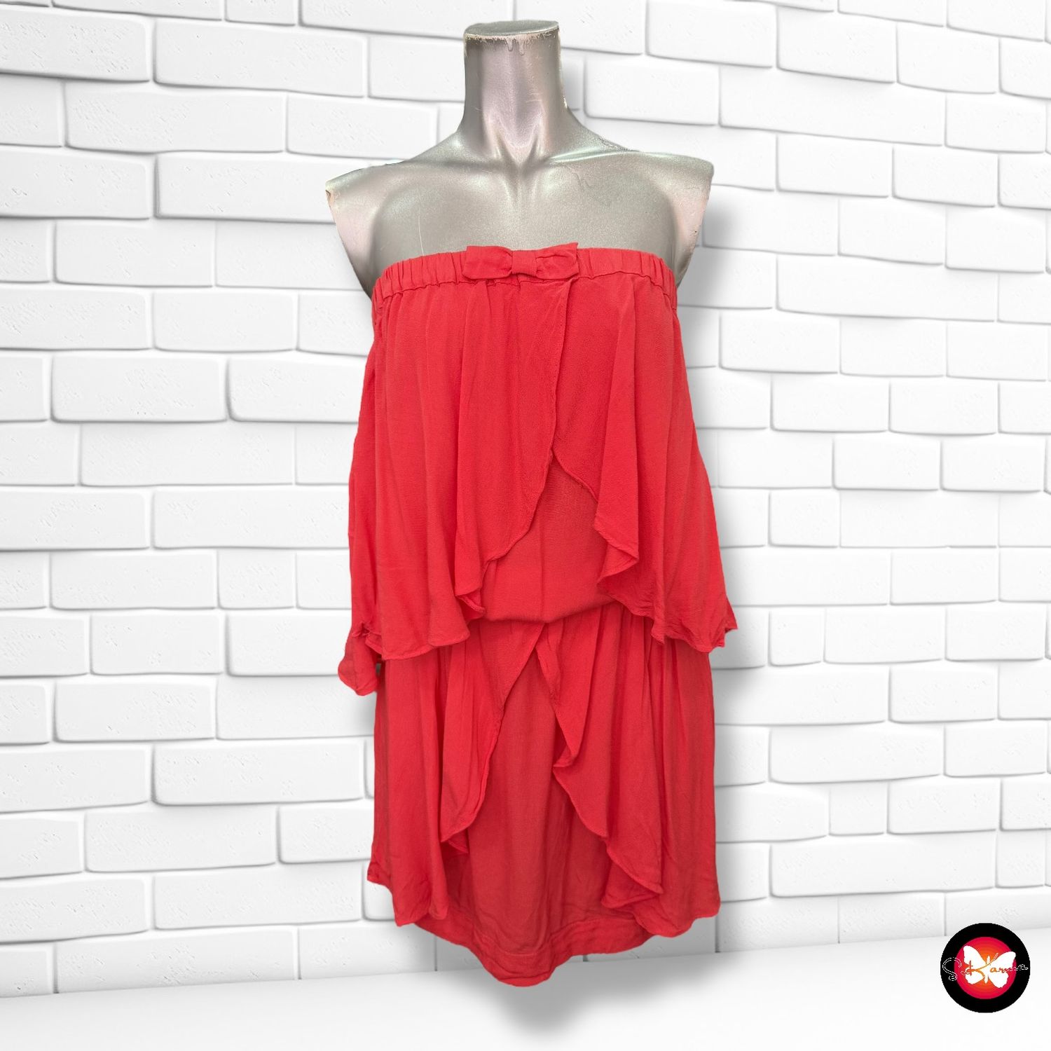 Vestido escote palabra de honor Talla S