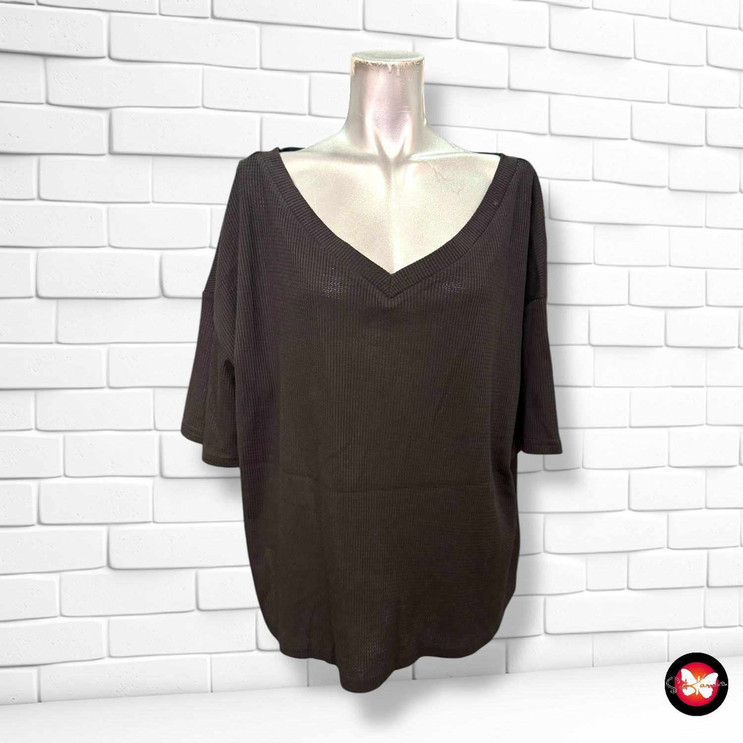 Camiseta de punto SHEIN Talla L (grande)