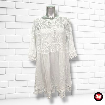 **HOY** Blusa con encaje Talla Única
