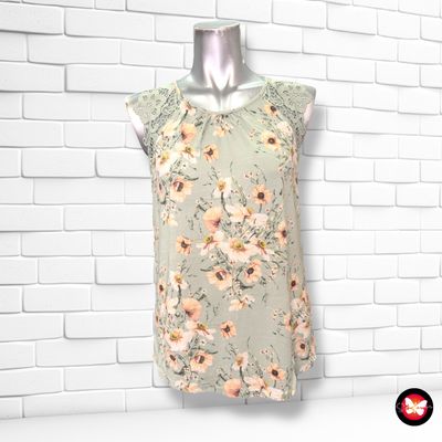 Camiseta sin mangas con encaje H&amp;M Talla S