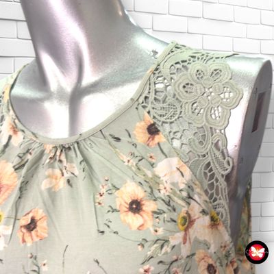 Camiseta sin mangas con encaje H&amp;M Talla S