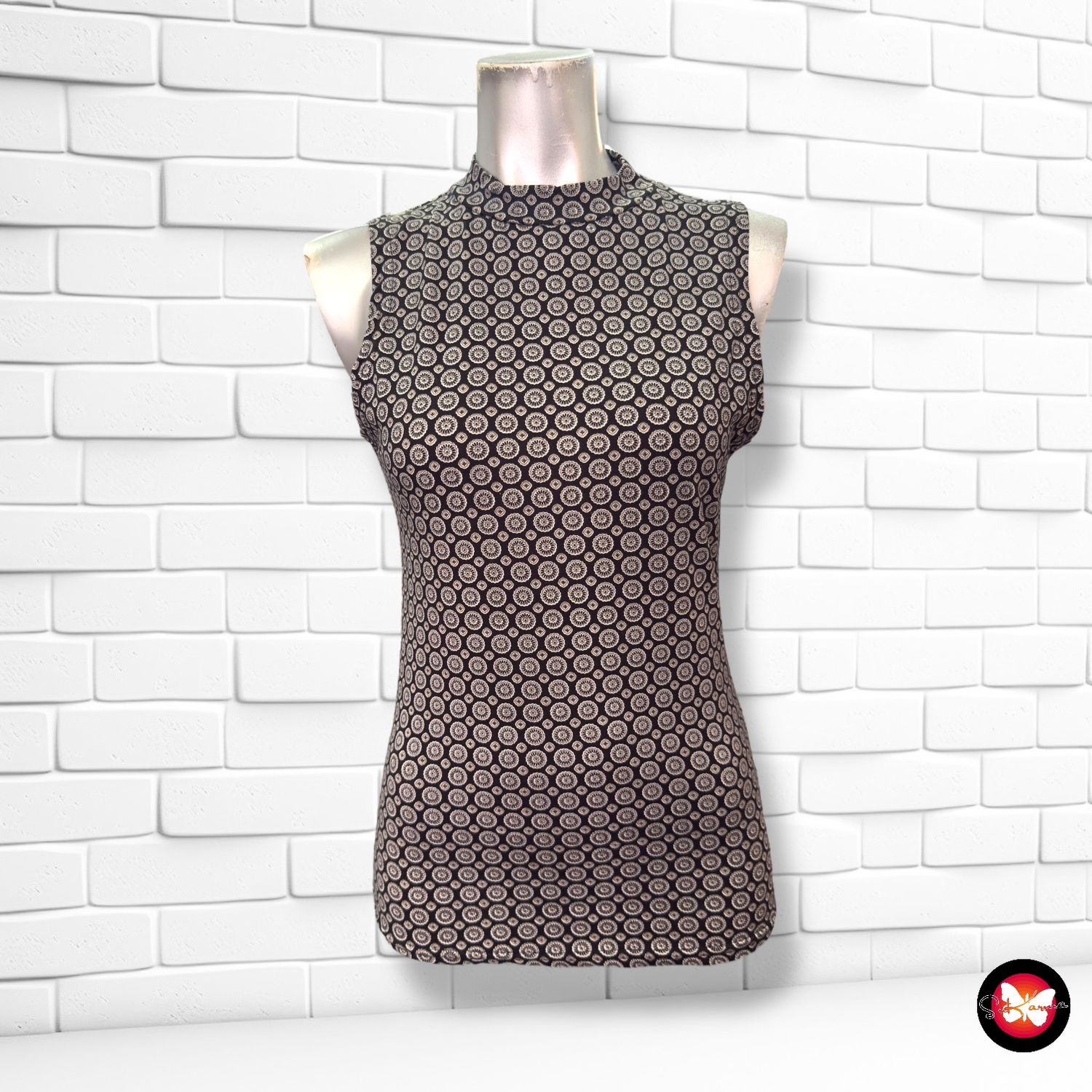 Camiseta sin mangas con estampado AMISU Talla S