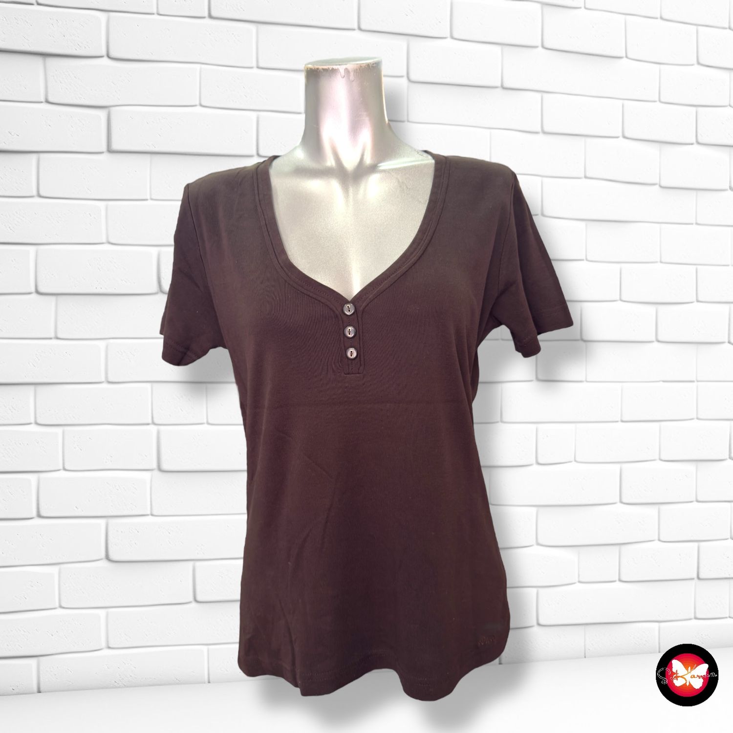 **HOY** Camiseta con botones S.OLIVER Talla 42