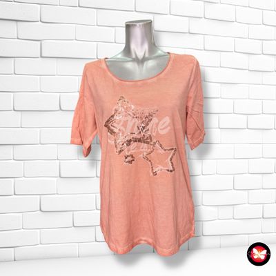Camiseta con lentejuelas GINA BENOTTI Talla S (grande)