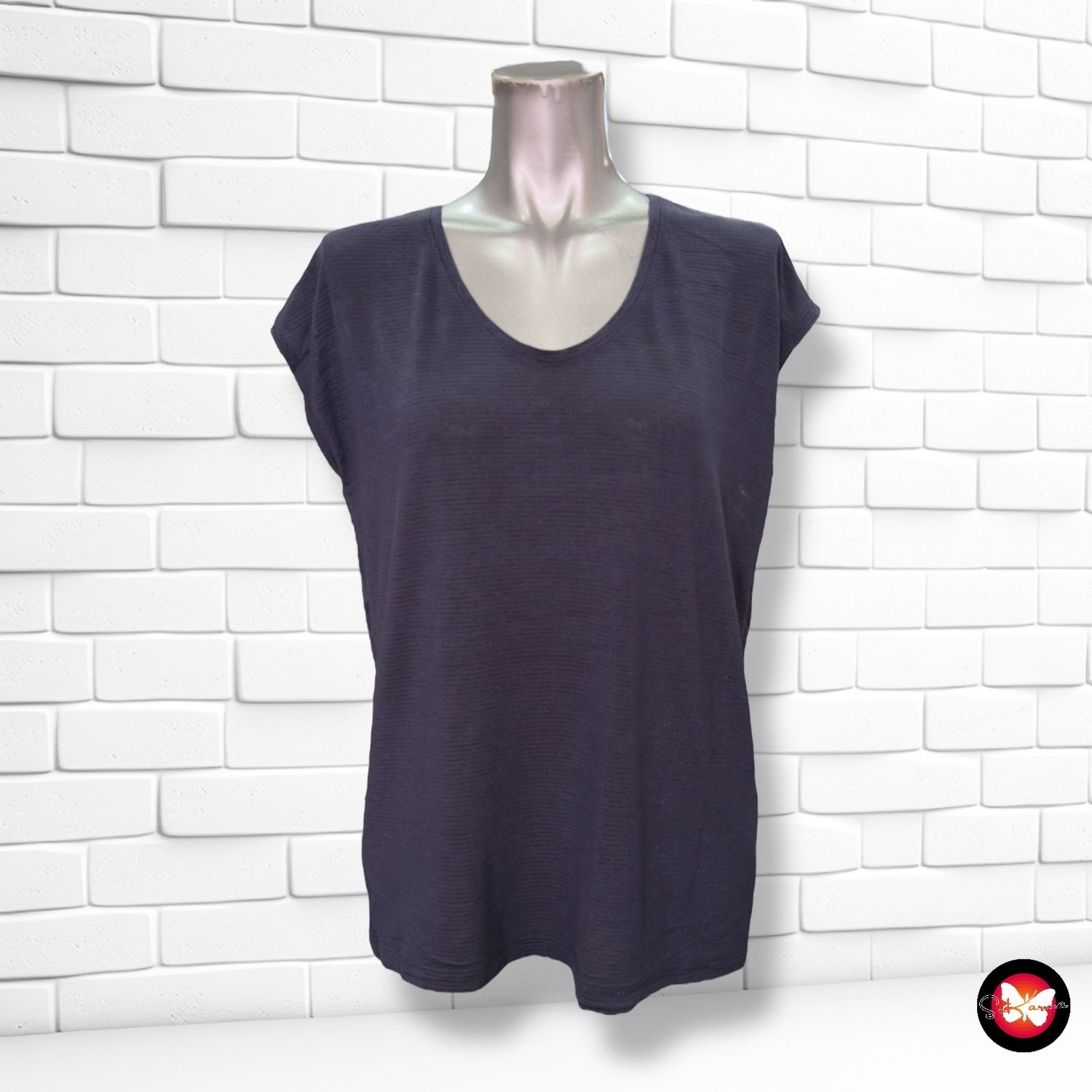 Camiseta con lurex PIECES Talla S