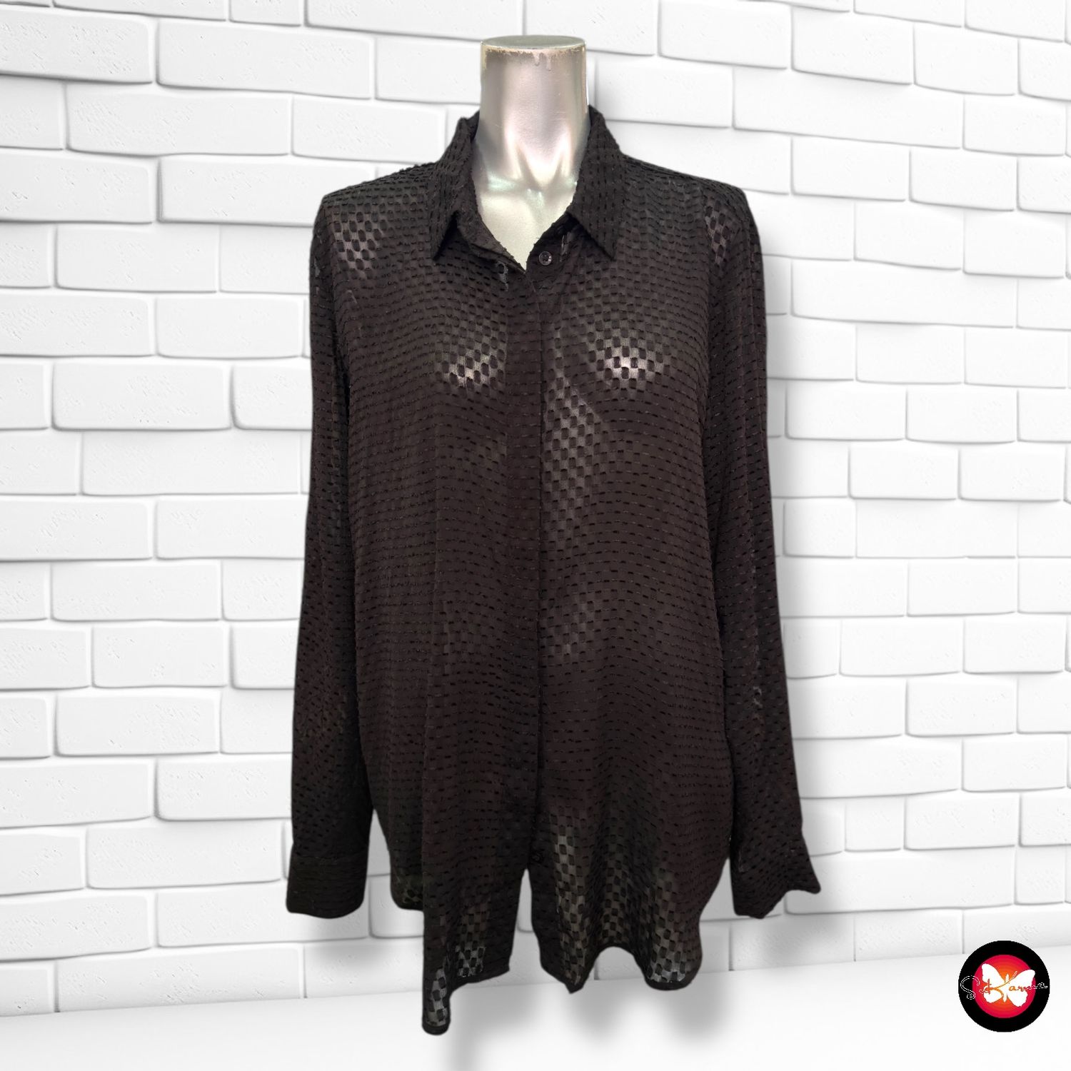 Camisa translúcida H&amp;M Talla 42