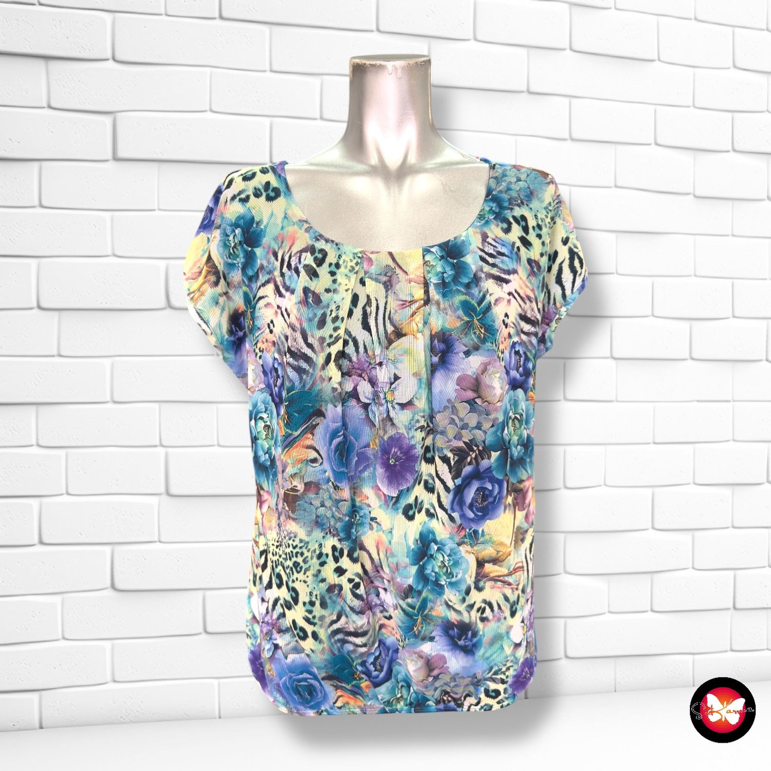 Blusa con estampado AUTHENTIC Talla S