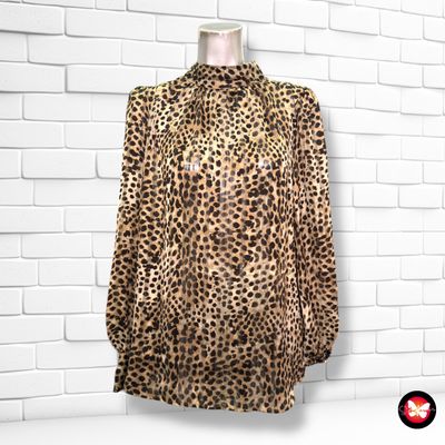 Blusa de animal print H&amp;M Talla S