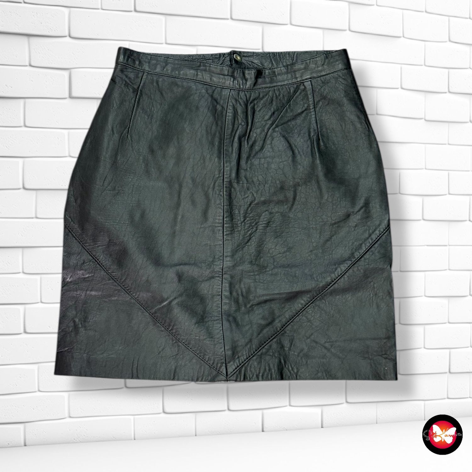 Falda de piel Talla M