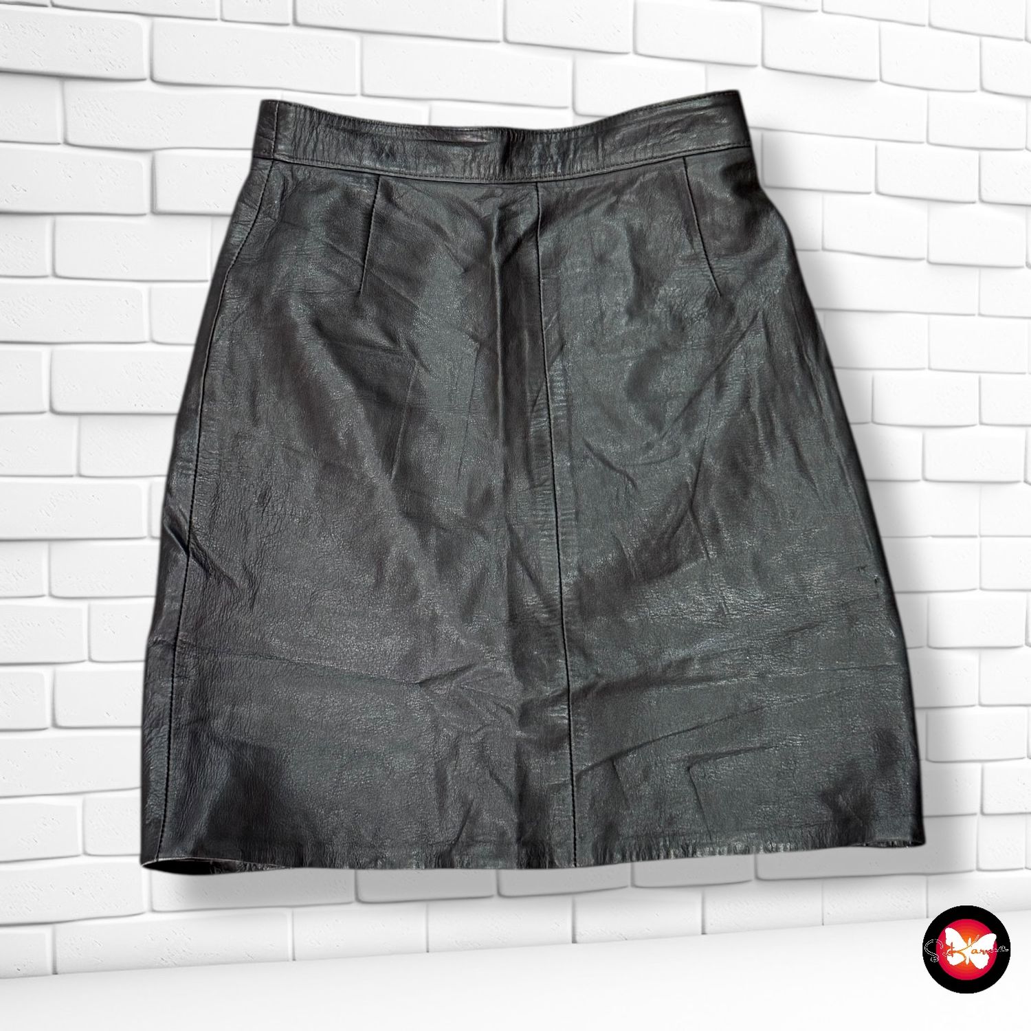 Falda de piel Talla S