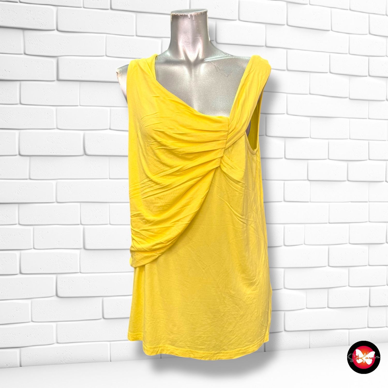 **HOY** Camiseta de tirantes con drapeado ESMARA Talla L