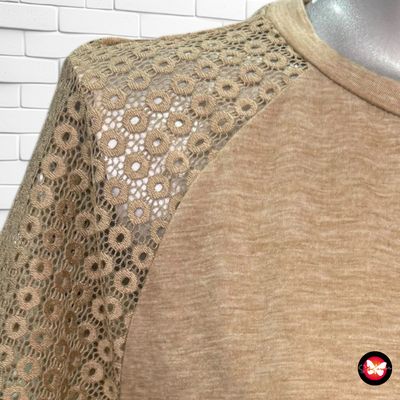 Camiseta con encaje SHEIN Talla S