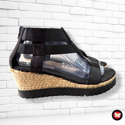 **HOY** Sandalias de plataforma de rafia FRANCESCO MILANO T39