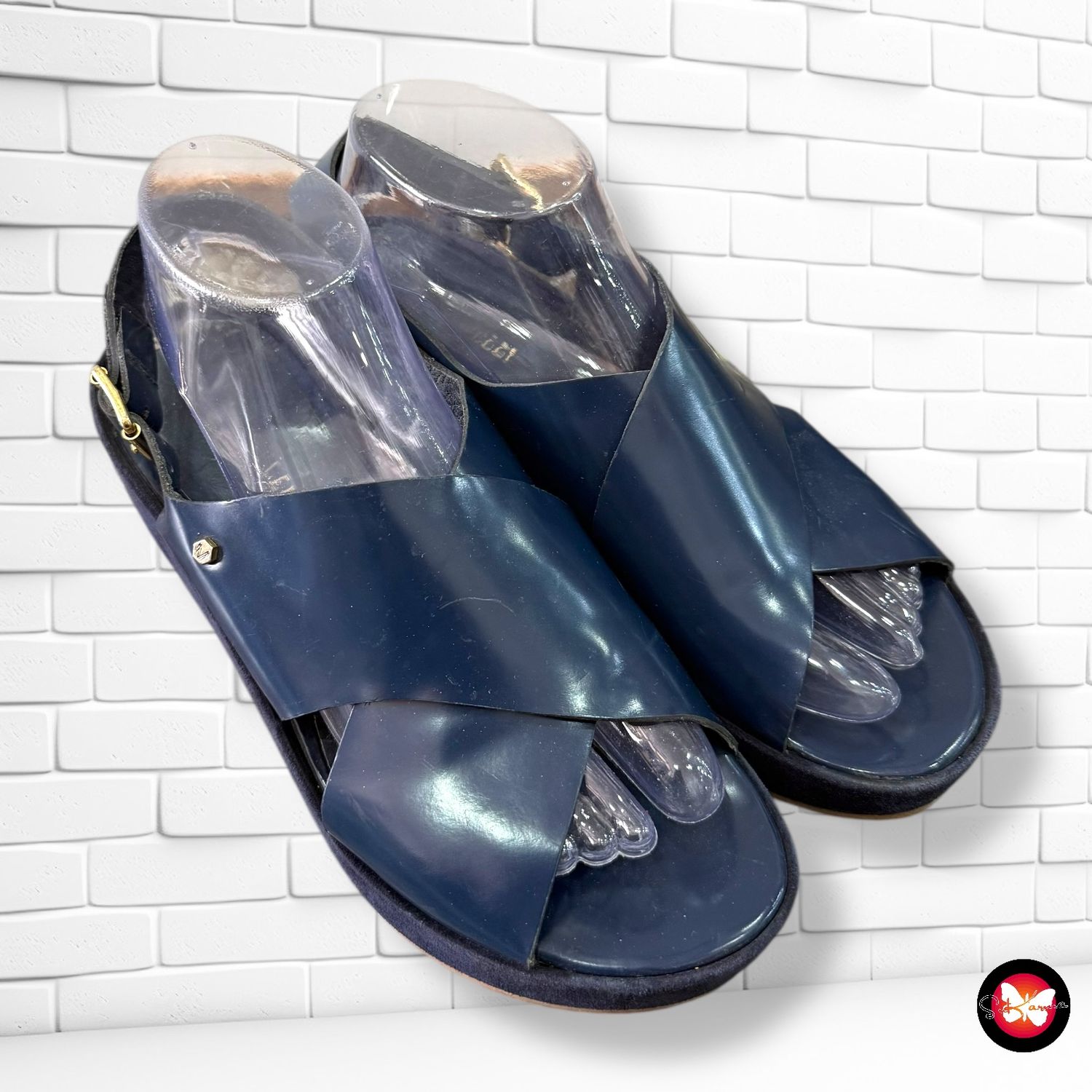 **HOY** Sandalias con plataforma de ante T38