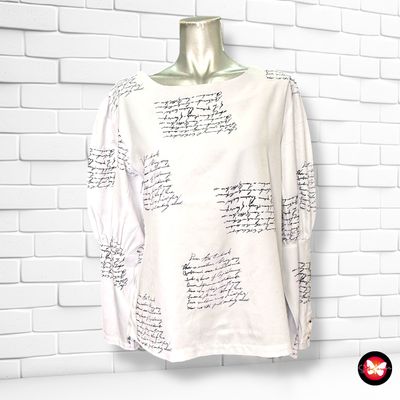 Blusa con mangas abullonadas  Talla L