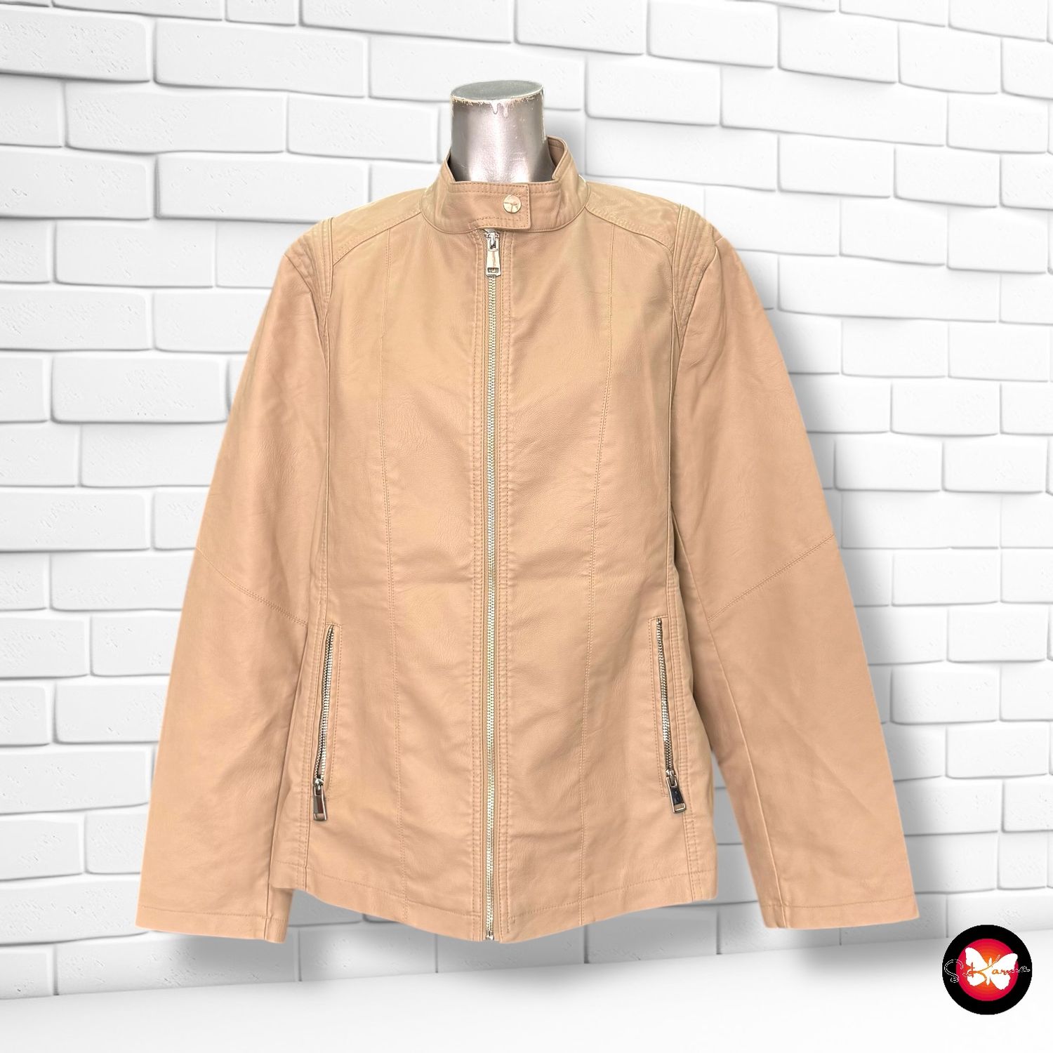 Chaqueta de piel sintética JUMP FISH Talla XL
