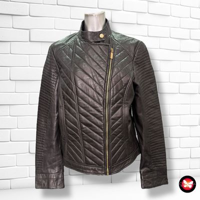 **HOY** Chaqueta de piel JAVIER SIMORRA Talla 42