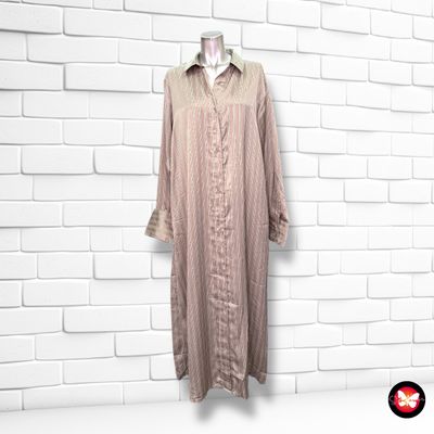 Vestido midi camisero H&amp;M Talla M