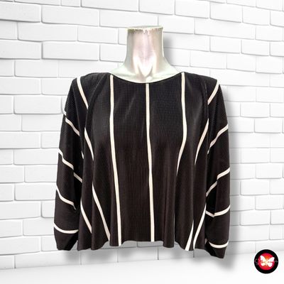 Blusa cropped plisada ZARA Talla S (grande)