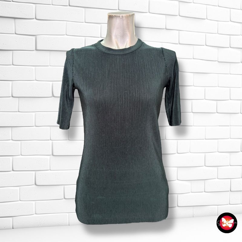 Blusa plisada de manga corta BASICS Talla S