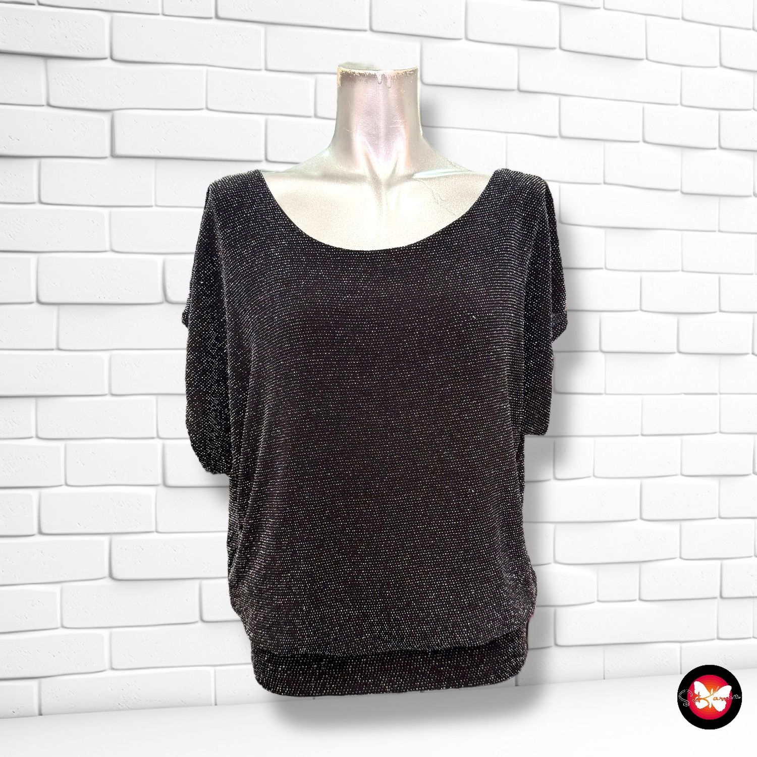 **HOY** Blusa de noche con brillo Talla Única