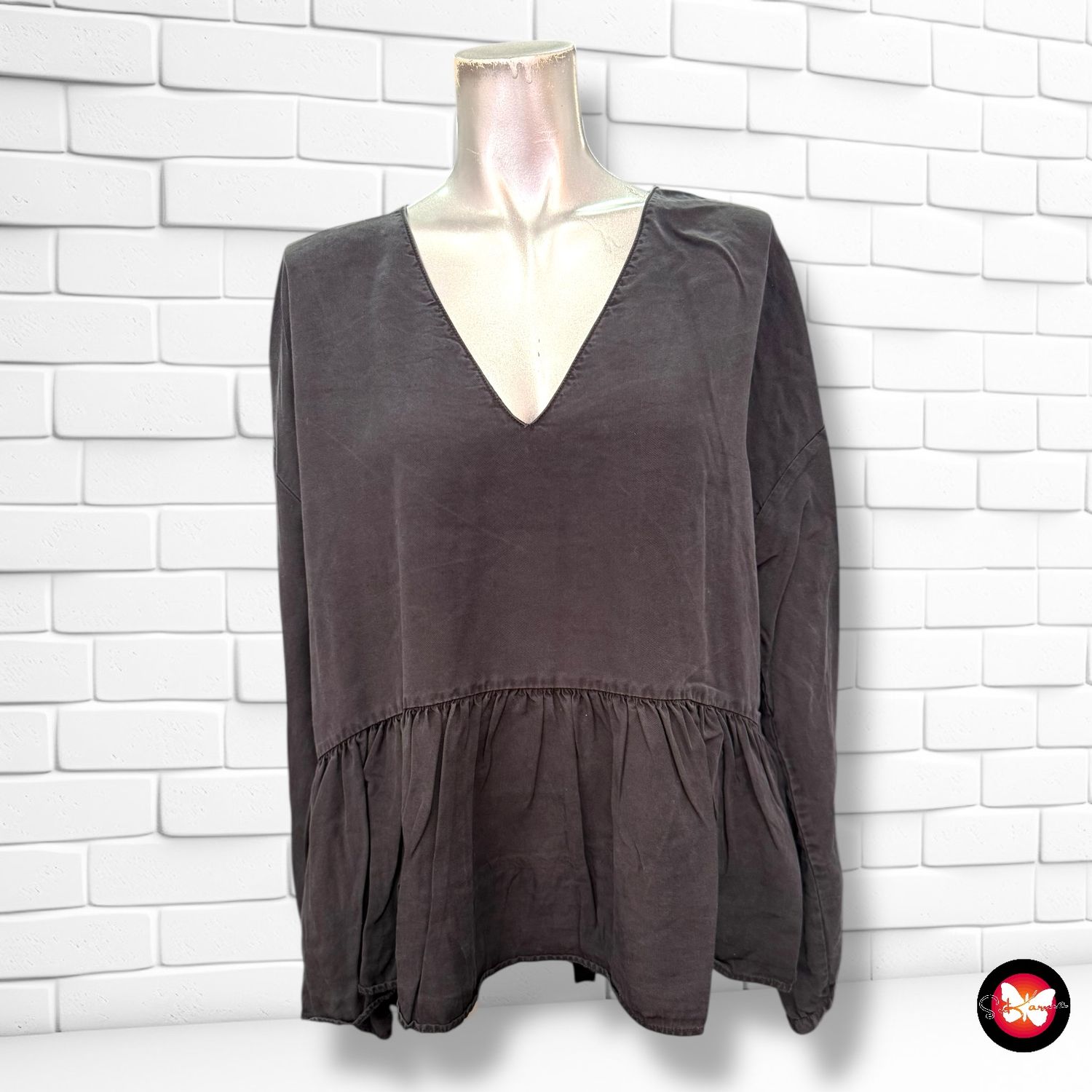 Blusa efecto desteñido TRF Talla M